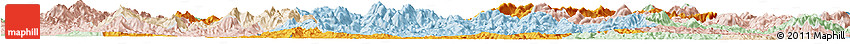 Political Horizon Map of Yongan, lighten