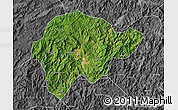 Satellite Map of Yongan, desaturated