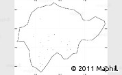 Blank Simple Map of Yongan, cropped outside, no labels