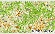 Physical 3D Map of Youxi