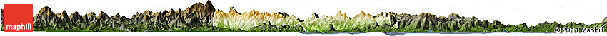 Physical Horizon Map of Yunxiao, darken Physical Horizon Map of Yunxiao, darken