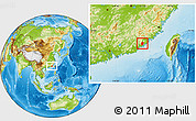 Physical Location Map of Yunxiao