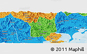 Political Panoramic Map of Yunxiao