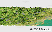 Satellite Panoramic Map of Yunxiao