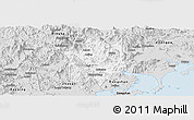 Silver Style Panoramic Map of Yunxiao