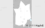 Gray Simple Map of Yunxiao