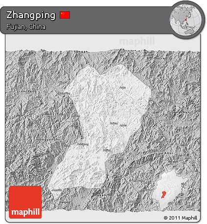 Gray 3D Map of Zhangping