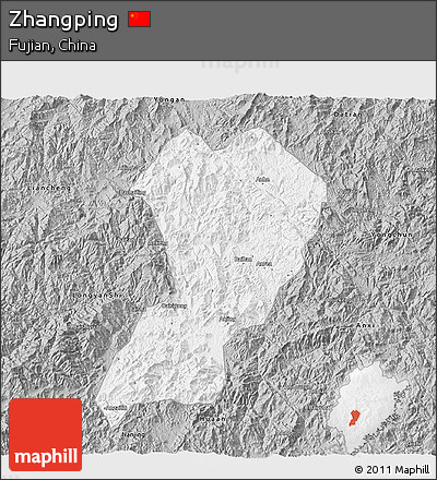 Gray 3D Map of Zhangping