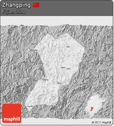 Gray 3D Map of Zhangping