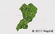 Satellite 3D Map of Zhangping, cropped outside