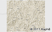 Shaded Relief 3D Map of Zhangping