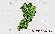 Satellite Map of Zhangping, cropped outside