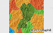 Satellite Map of Zhangping, political outside