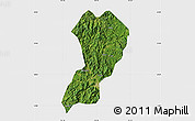 Satellite Map of Zhangping, single color outside