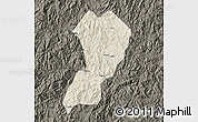 Shaded Relief Map of Zhangping, darken