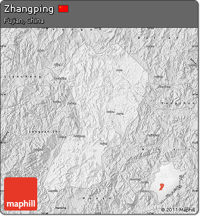 Silver Style Map of Zhangping