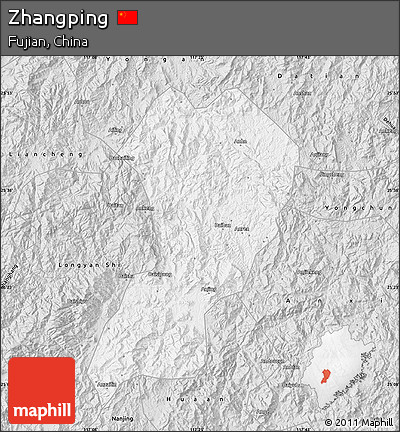 Silver Style Map of Zhangping
