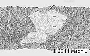 Gray Panoramic Map of Zhangping