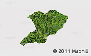 Satellite Panoramic Map of Zhangping, cropped outside