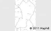 Blank Simple Map of Zhangping