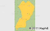 Savanna Style Simple Map of Zhangping