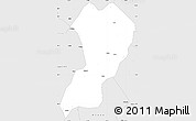 Silver Style Simple Map of Zhangping