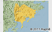 Savanna Style 3D Map of Zhangpu