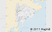 Classic Style Map of Zhangpu, single color outside