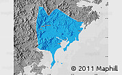 Political Map of Zhangpu, desaturated