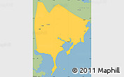 Savanna Style Simple Map of Zhangpu