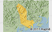 Savanna Style 3D Map of Zhaoan