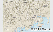 Shaded Relief 3D Map of Zhaoan