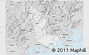 Silver Style 3D Map of Zhaoan