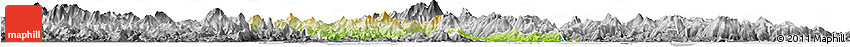 Physical Horizon Map of Zhaoan, desaturated