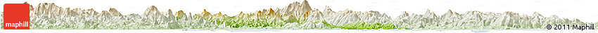 Physical Horizon Map of Zhaoan, lighten Physical Horizon Map of Zhaoan, lighten