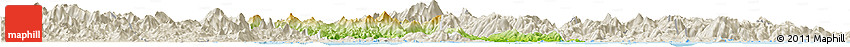Physical Horizon Map of Zhaoan, shaded relief outside Physical Horizon Map of Zhaoan, shaded relief outside