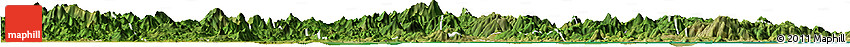 Satellite Horizon Map of Zhaoan