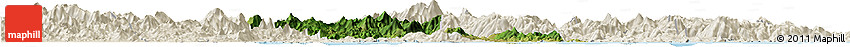 Satellite Horizon Map of Zhaoan, shaded relief outside Satellite Horizon Map of Zhaoan, shaded relief outside