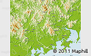 Physical Map of Zhaoan