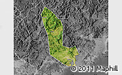 Satellite Map of Zhaoan, desaturated
