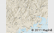 Shaded Relief Map of Zhaoan