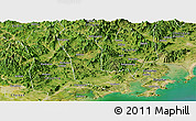 Satellite Panoramic Map of Zhaoan