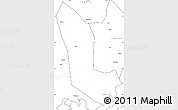 Blank Simple Map of Zhaoan