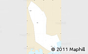 Classic Style Simple Map of Zhaoan, single color outside
