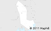 Silver Style Simple Map of Zhaoan