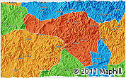 Political 3D Map of Zhenghe