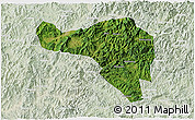 Satellite 3D Map of Zhenghe, lighten