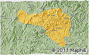 Savanna Style 3D Map of Zhenghe