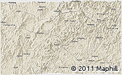 Shaded Relief 3D Map of Zhenghe