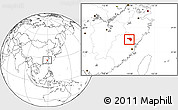 Blank Location Map of Zhenghe